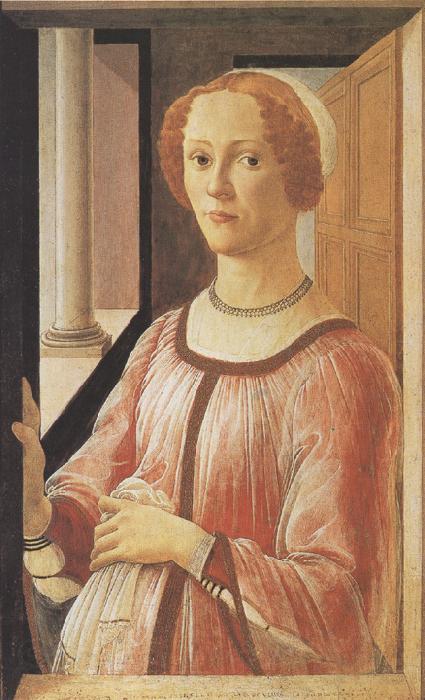 Sandro Botticelli Portrait of Smeralda Brandini (mk36)